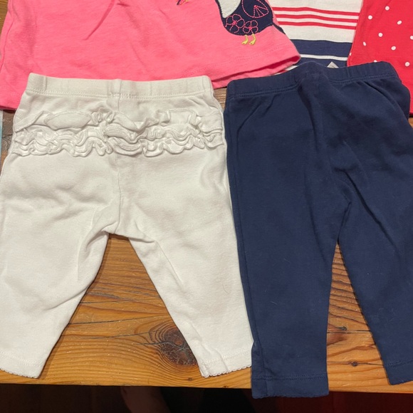 EUC Carters Bundle: 2 shirts, 2 pants and Onesie - Picture 4 of 6